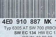 Audi A6 C6 4F avant S-Line r.v. 2006 řídící jednotka navigace 4E0910887MX 4E0919887C