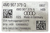 Audi Q7 4M r.v. 2018 druhá generace řídící jednotka ABS 4M0907379Q 4M0614517AB