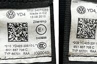 VW Tiguan 5N r.v. 2011 černá palubní deska kód barvy 6T6 5N1857001E