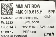 Audi Q7 4M r.v. 2018 druhá generace ovladač MMI 4M0919615H