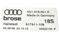 Audi A6 4G S-Line avant r.v. 2013 displej MMI 4G1919601K