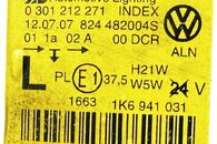 VW Golf 5 hatchback r.v. 2008 levé přední světlo xenon 1K6941031 1T0907391