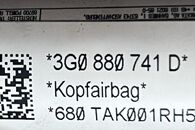 VW Passat B8 kombi r.v. 2015 levý stropní airbag 3G0880741D