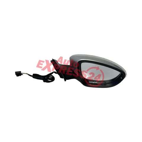 VW Passat B7 kombi r.v. 2012 stříbrná metalíza kód barvy LA7W pravé zrcátko 7 pinů