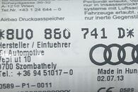 Audi Q3 8U S-Line r.v. 2014 levý stropní airbag 8U0880741D