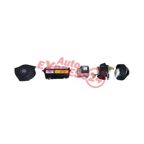 Airbag řidič 3C8880201H, airbag spolujezdec 3C0880204H, jednotka 5N0959655J, bezpečnostní pásy 3C1857705P 3C1857706R, Passat B6 r.v. 2010