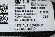 Škoda Superb 3 kombi r.v. 2016 pravý zadní boční airbag sedačky 3V0880442D
