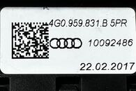 Audi A6 C7 4G facelift S-Line avant r.v. 2018 tlačítko otevírání kufru 4G0959831B