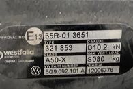 VW Golf 7 kombi r.v. 2015 tažné zařízení pevné 5G9092101A jednotka 5Q0907383L