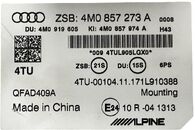 Audi SQ7 4M r.v. 2018 displej 4M0857273A