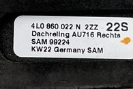 Audi Q7 4L facelift r.v. 2011 hagusy chrom 4L0860021N 4L0860022N