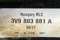 Škoda Superb 3 kombi r.v. 2017 tažné zařízení závěsné sklopné 3V9803881A