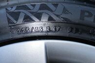 Škoda kola 225/45 R17 letní pneu 6,38mm DOT0324 7Jx17H2 ET49 5E0601025D