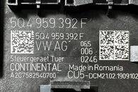 Škoda Karoq 7N r.v. 2019 řídící jednotka stahování oken 5Q4959392F 5Q4959392F