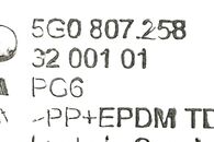 VW Golf 7 kombi alltrack r.v. 2015 pravý přední lem nárazníku 5G0807258