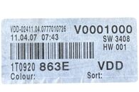 VW Touran 1T2 facelift r.v. 2007 naftové budíky 1T0920863E