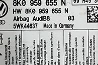 Audi A4 B8 8K facelift avant r.v. 2013 palubka