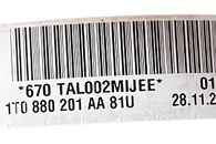 VW Tiguan 5N facelift r.v. 2013 černá palubní deska