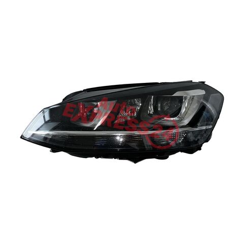 VW Golf 7 kombi r.v. 2016 levé přední světlo xenon LED 5G1941753 jednotky 4G0907697G 3D0941329E 8K0941597E