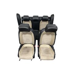 VW Passat CC facelift r.v. 2013 sedačky černá kůže v kombinaci s béžovou desert alcantarou