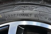 Kola 225/45 R17 letní pneu 4,54mm DOT2223 7Jx17H2 ET40 5E0601025J
