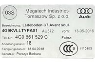 Audi A6 4G facelift S-Line avant r.v. 2018 podlaha kufru 4G9861529C
