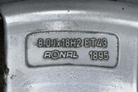 Audi kolo 245/40 R18 letní pneu 7,45mm DOT0312 8.0Jx18H2 ET43 4F0601025DC