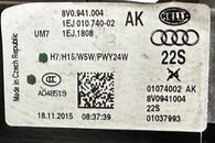 Audi A3 8V Sportback r.v. 2016 pravé přední světlo halogen 8V0941004
