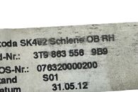 Škoda Superb 2 kombi r.v. 2013 dvojitá podlaha kufru 3T9861529A 3T9863512 3T9863511 3T9863556