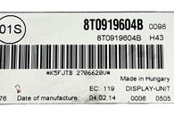 Audi A4 B8 8K facelift avant r.v. 2013 displej 8T0919604B