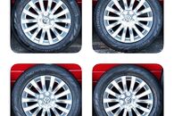 VW kola 235/55 R17 letní pneu 4,21mm DOT0919 7,5Jx17H2 ET40 3D0601025AN REZERVA letní pneu 6,15mm DOT0410