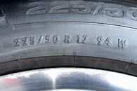 Kola 225/50 R17 letní pneu 2,06mm DOT1619 8Jx17H2 ET35