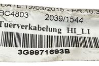 VW Passat B8 kombi r.v. 2015 kabelový svazek levých zadních dveří 3G9971693B