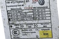 VW Passat B7 kombi r.v. 2013 stropnice 3AF867501G