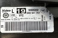 VW Passat B7 kombi r.v. 2013 levé přední světlo xenon LED 3AB941751 3AB941753 jednotky 3D0941329B 8K0941597B