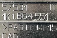 VW Golf 6 GTI hatchback r.v. 2010 kryty pedálů 1K1864551 1K0723131