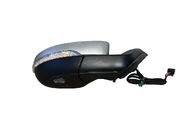 VW Passat B7 kombi r.v. 2012 stříbrná metalíza kód barvy LA7W pravé zrcátko 7 pinů