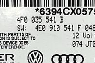 Audi A6 C6 4F avant S-Line r.v. 2006 řídící jednotka multimedia 4F0035541B