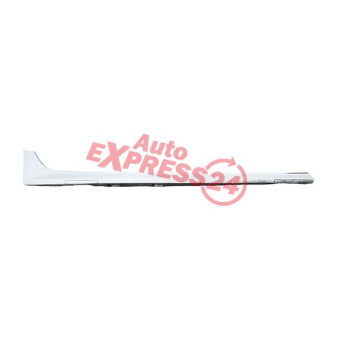 Audi A6 4G facelift S-Line avant r.v. 2018 bílá metalíza kód barvy LY9C pravý práh