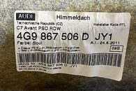 Audi A6 C7 4G avant r.v. 2013 černá stropnice 4G9867506D