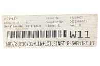 BMW 3 F31 318D touring r.v. 2016 černá metalíza kód barvy 475 pravý práh