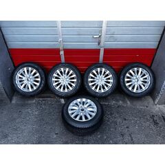 VW kola 235/55 R17 letní pneu 4,21mm DOT0919 7,5Jx17H2 ET40 3D0601025AN REZERVA letní pneu 6,15mm DOT0410