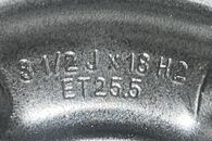 Audi A3 8P sportback r.v. 2006 dojezdové kolo T 125/70 R18 31/2J x 18H2 ET25.5 1K0601027B