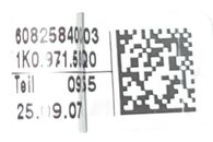 VW Touran 1T2 facelift r.v. 2008 airbag řidiče 1K0971584