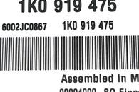 VW Touran 1T2 facelift r.v. 2008 řídící jednotka parkovacího asistenta 1K0919475