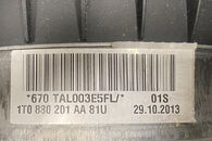 VW Touran 1T3 r.v. 2014 černá palubní deska