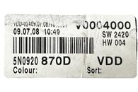 VW Tiguan 5N r.v. 2009 naftové budíky 5N0920870D