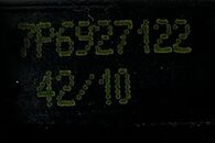 VW Touareg 7L facelift r.v. 2011 tlačítko parkovacího asistenta 7P6927122