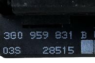 VW Passat B8 kombi r.v. 2016 tlačítko elektrického kufru 3G0959831B