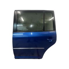 VW Touran 1T2 facelift r.v. 2008 modrá metalíza barva kód barvy LC5C levé zadní dveře